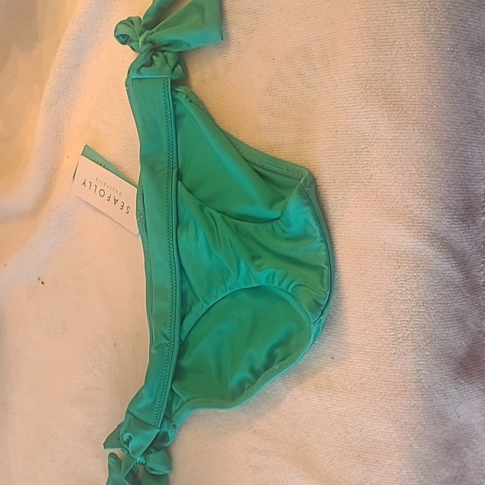 NWT bathing suit bottom green seafolly
